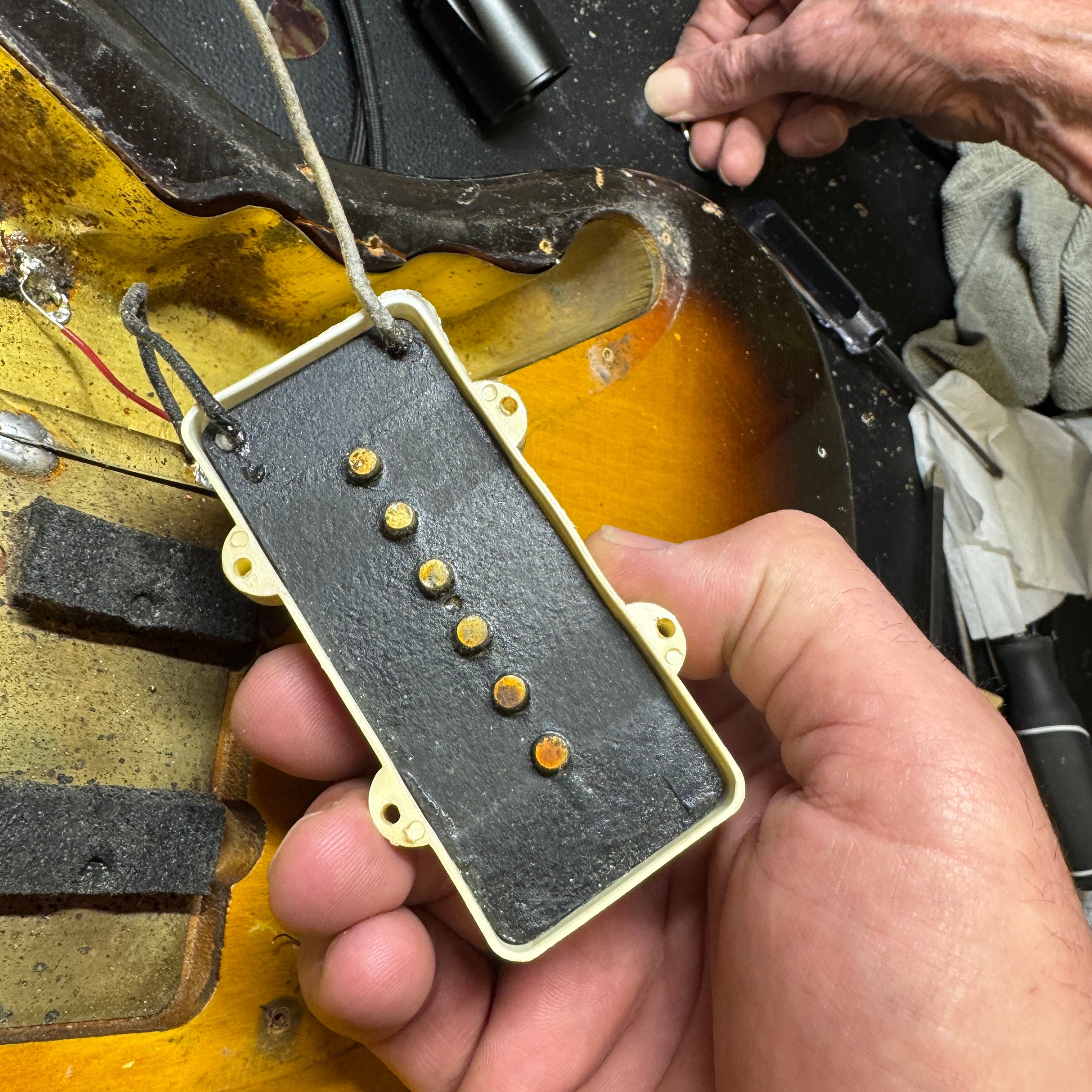 Fender 1960 Jazzmaster Sunburst Pre-CBS Slab Board Excellent