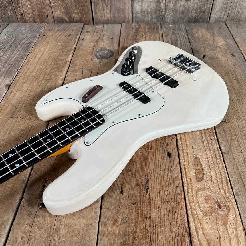 Fender knock off Bass Matt Sharp of Weezer Tribute Build 2000's Olympic White