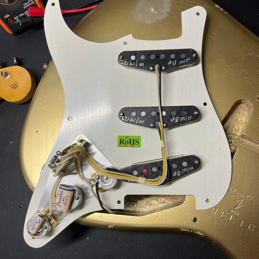 Fender 1957 Strat Relic Aged HLE 2022 Gold Relic 7.5 lbs!