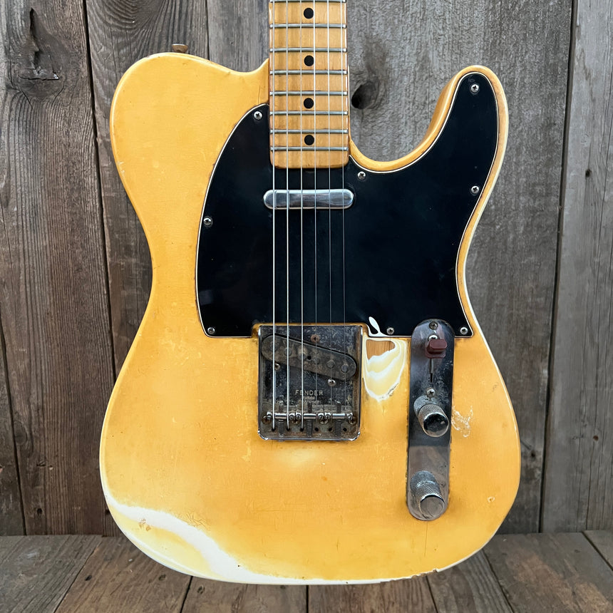 Fender Telecaster 1976 Olympic White Vintage Electric Guitar 1