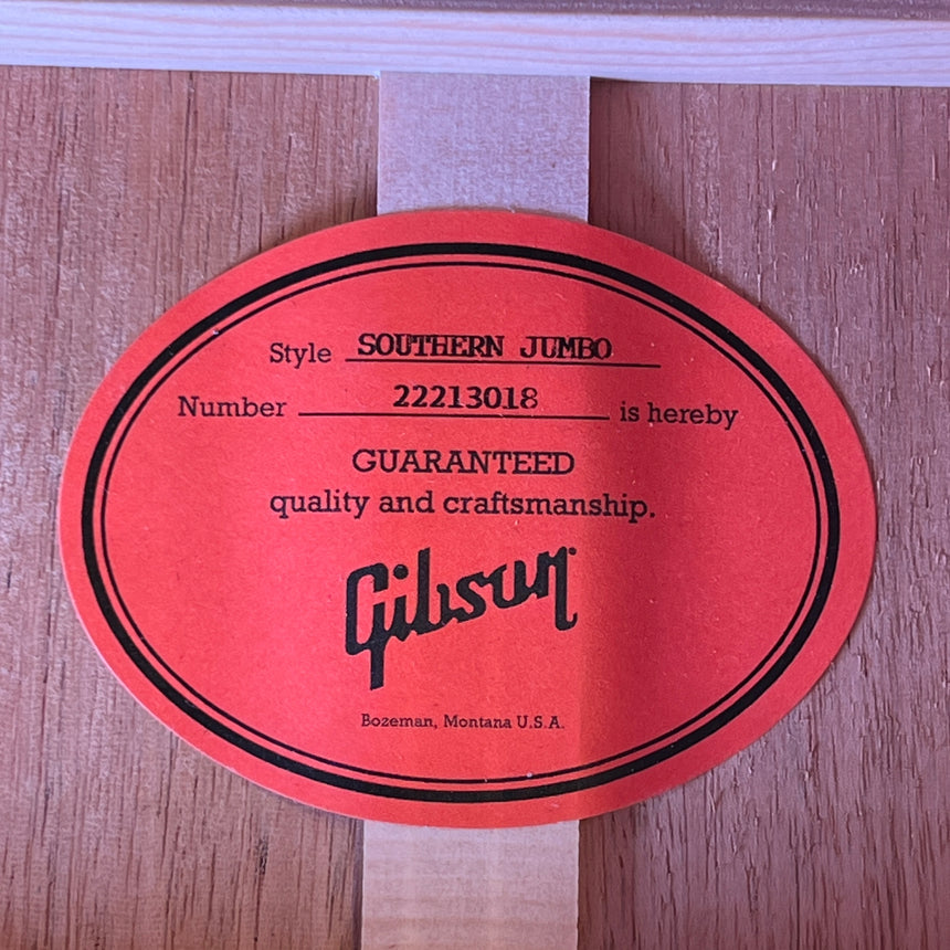 Gibson Southern Jumbo Original 2023 Vintage Sunburst
