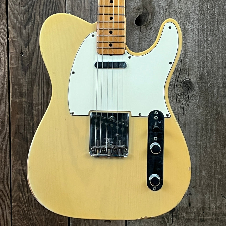 Fender Telecaster 1968 7lb 4oz Blonde Maple Cap Fretboard Vintage Guitar