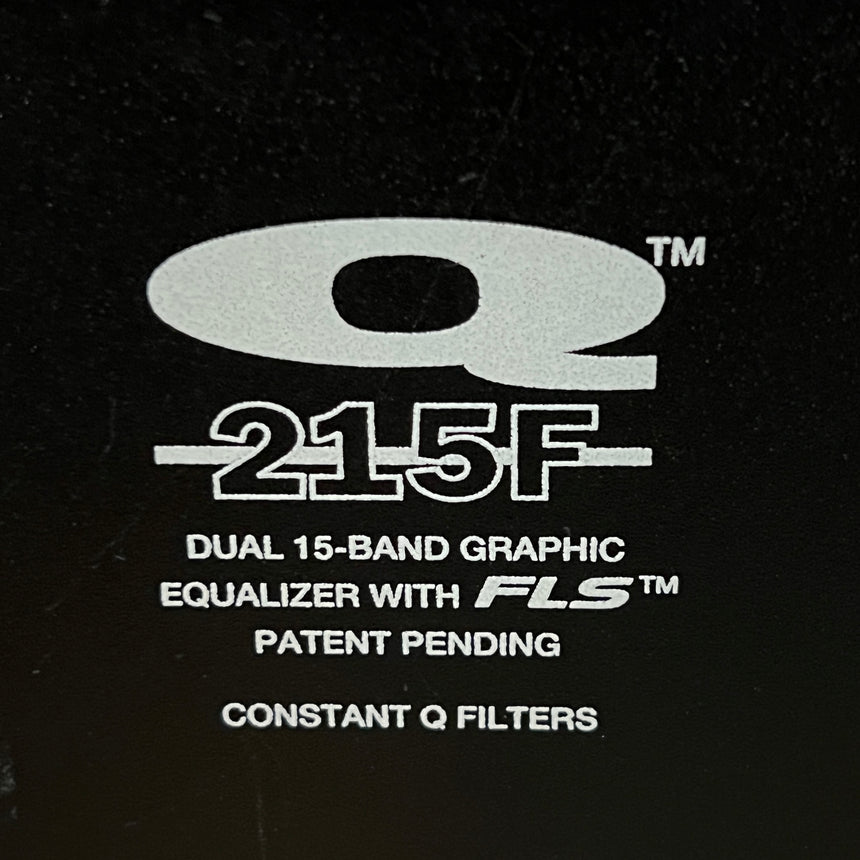 Peavey Q215F Dual 15-Band Graphic EQ with FLS