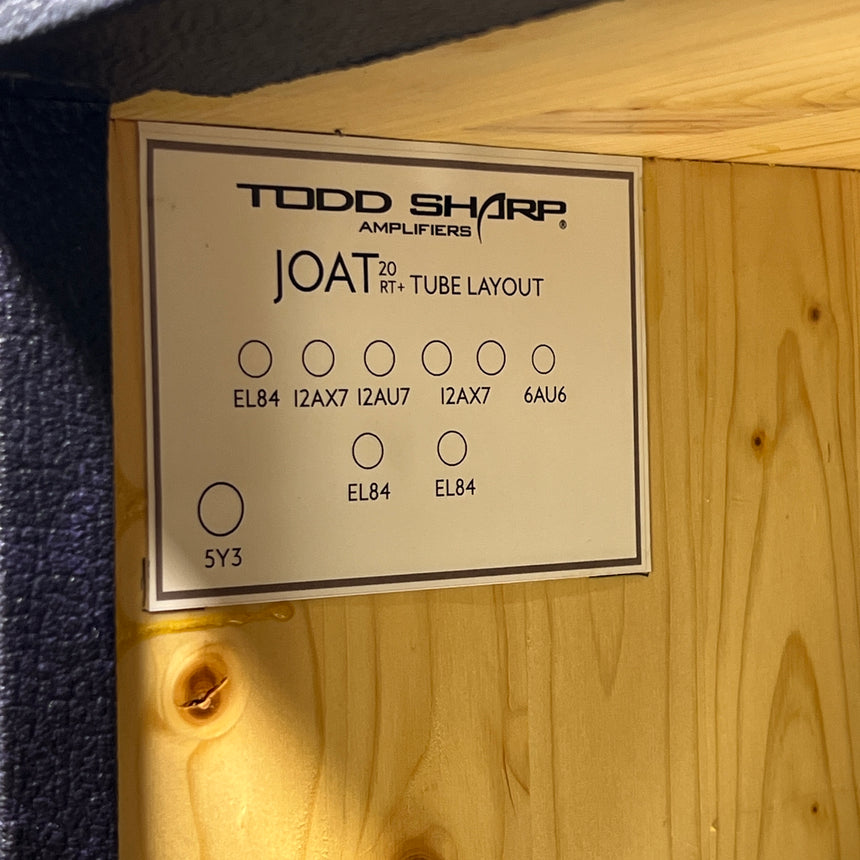 Todd Sharp Amplifiers JOAT 20RT Head/ and  2x12 Guitar Amp Cab
