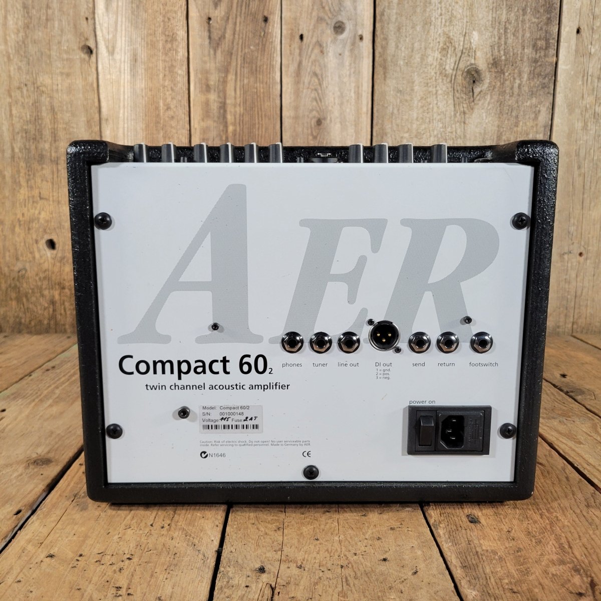 AER Compact 60 Acoustic Amp Black w/ Soft Carrying Bag - Mahar's Vintage Guitars