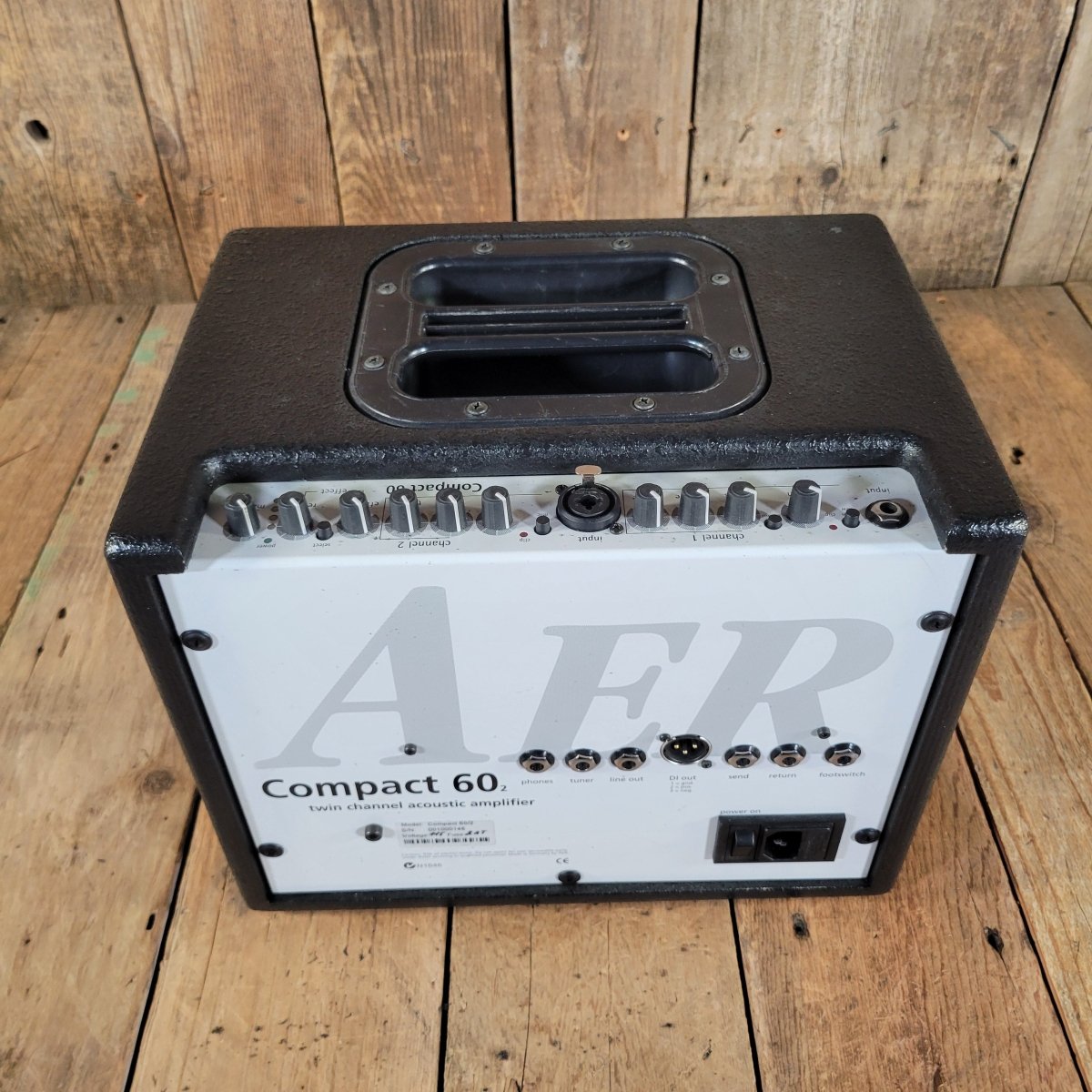 AER Compact 60 Acoustic Amp Black w/ Soft Carrying Bag - Mahar's Vintage Guitars
