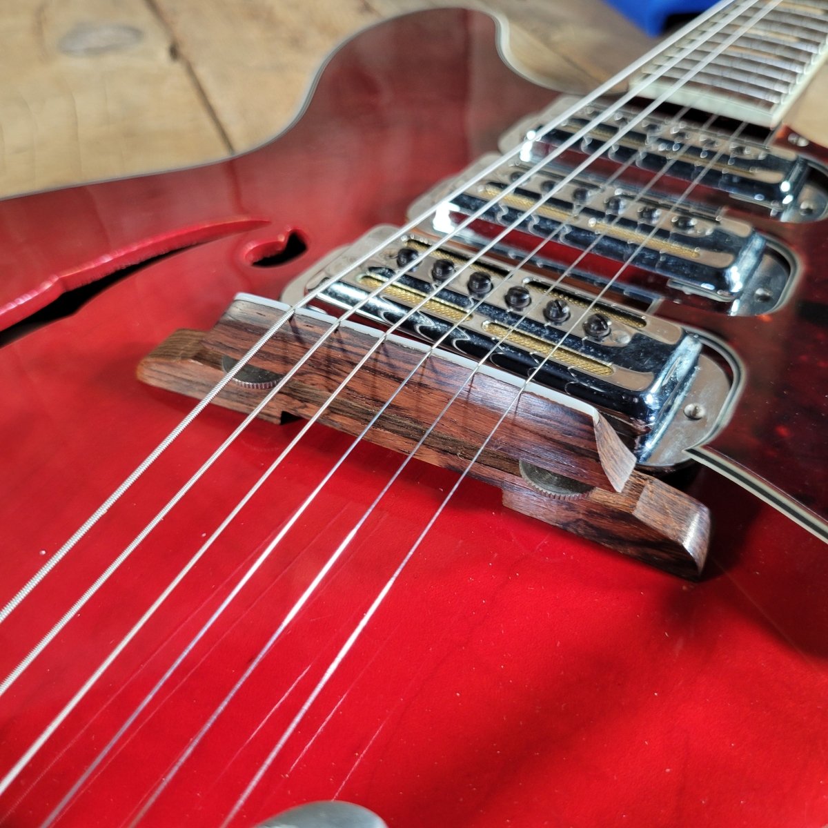 Airline 1965 Model H-78 Redburst Electric Guitar, Excellent - Mahar's Vintage Guitars