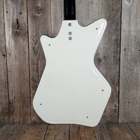 Airline by Valco Professional Res - O - Glass White 1964 – Original Case, Vintage USA Made, Iconic Tone & Style - Mahar's Vintage Guitars