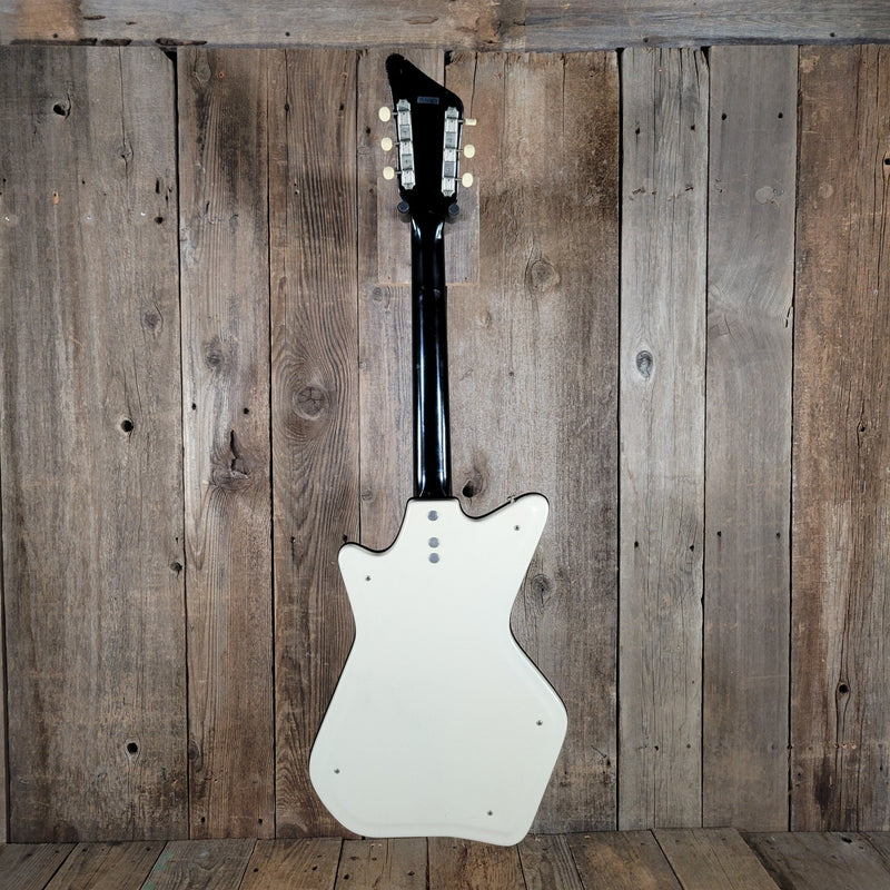 Airline by Valco Professional Res - O - Glass White 1964 – Original Case, Vintage USA Made, Iconic Tone & Style - Mahar's Vintage Guitars