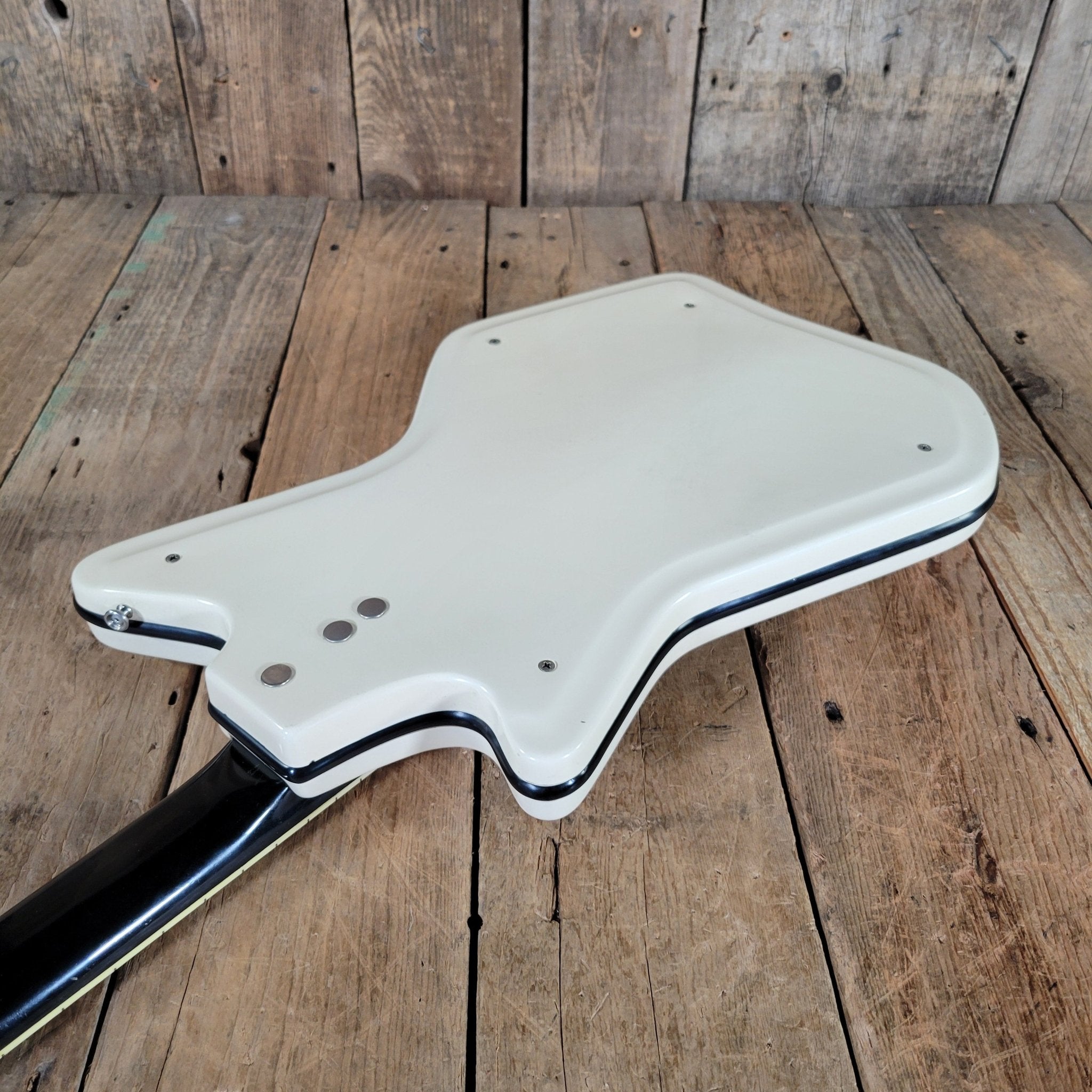 Airline by Valco Professional Res - O - Glass White 1964 – Original Case, Vintage USA Made, Iconic Tone & Style - Mahar's Vintage Guitars