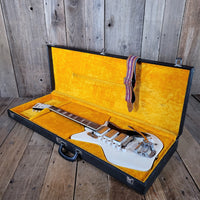 Airline by Valco Professional Res - O - Glass White 1964 – Original Case, Vintage USA Made, Iconic Tone & Style - Mahar's Vintage Guitars