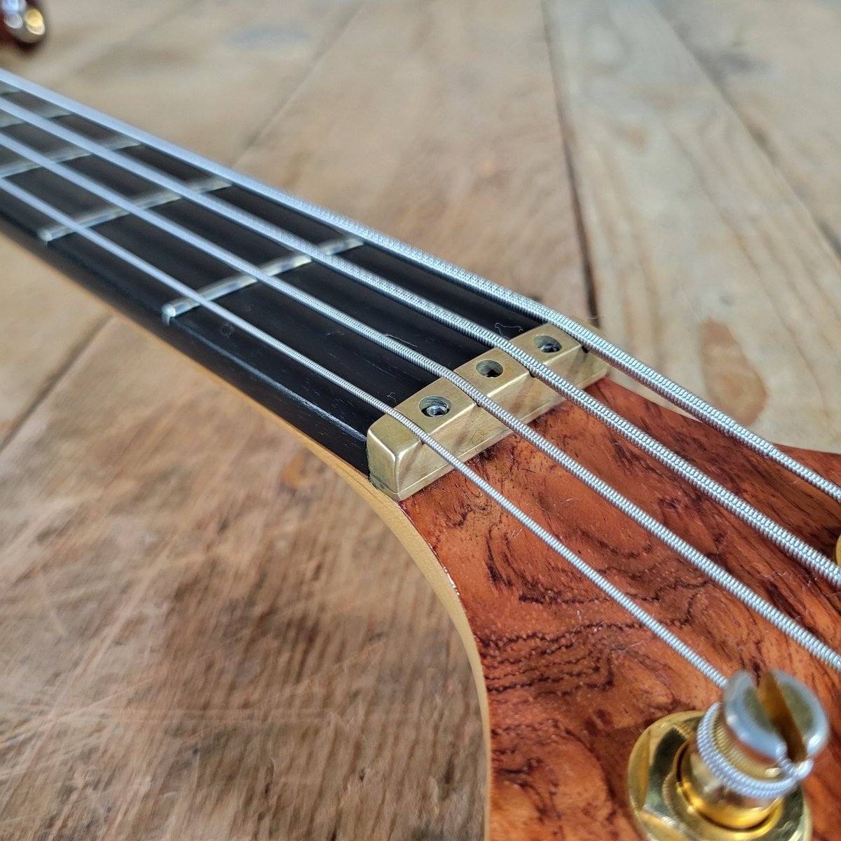 Alembic Orion 4 - String Bass 1997 Natural — Bubinga - Mahar's Vintage Guitars