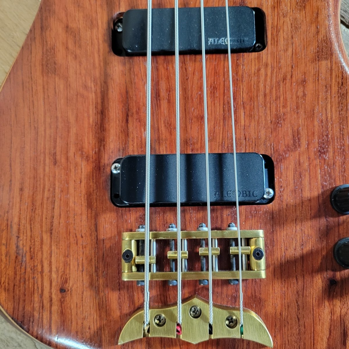 Alembic Orion 4 - String Bass 1997 Natural — Bubinga - Mahar's Vintage Guitars