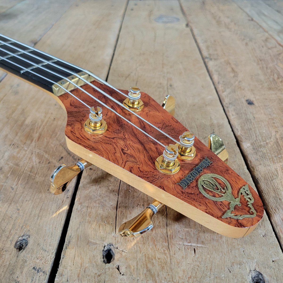 Alembic Orion 4 - String Bass 1997 Natural — Bubinga - Mahar's Vintage Guitars