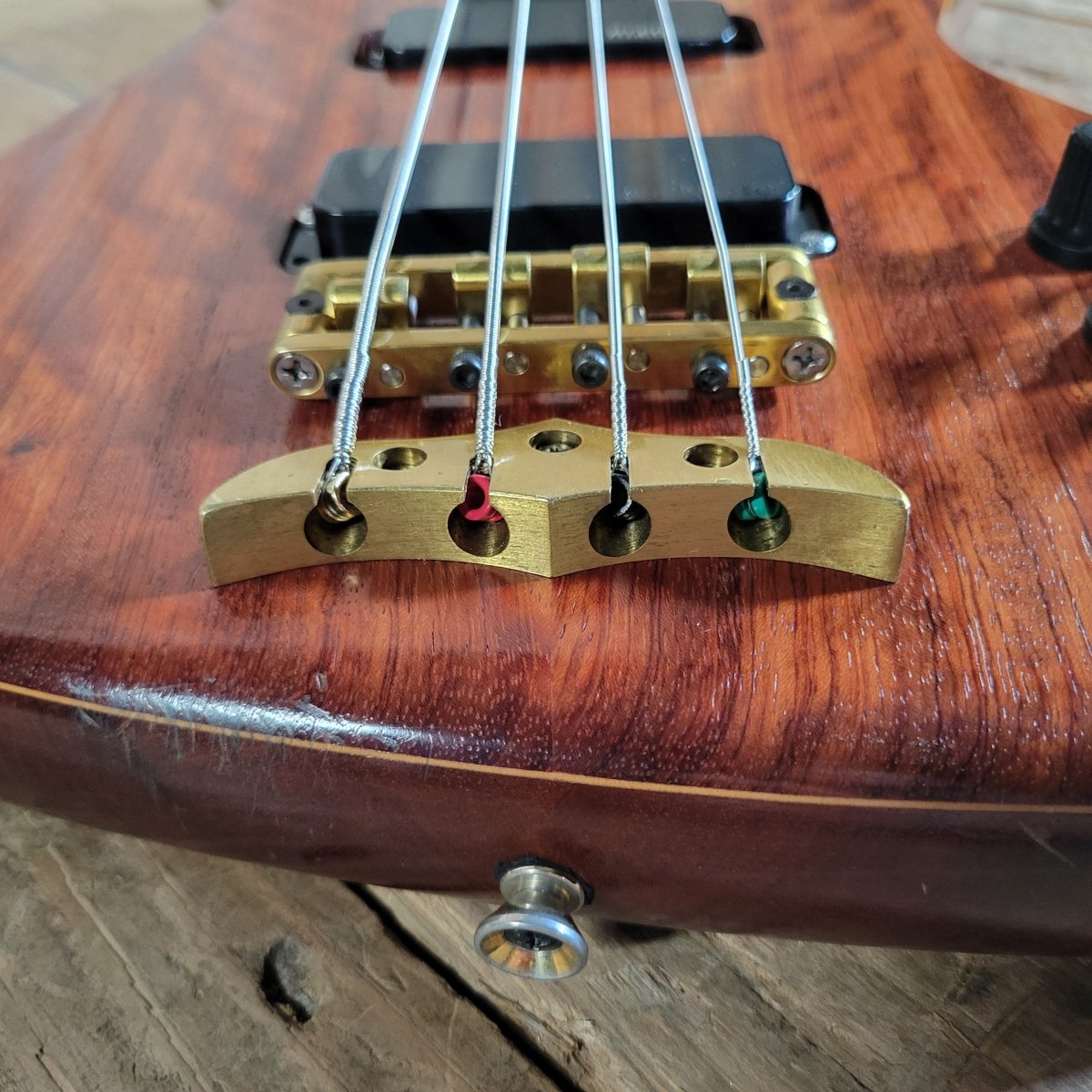 Alembic Orion 4 - String Bass 1997 Natural — Bubinga - Mahar's Vintage Guitars