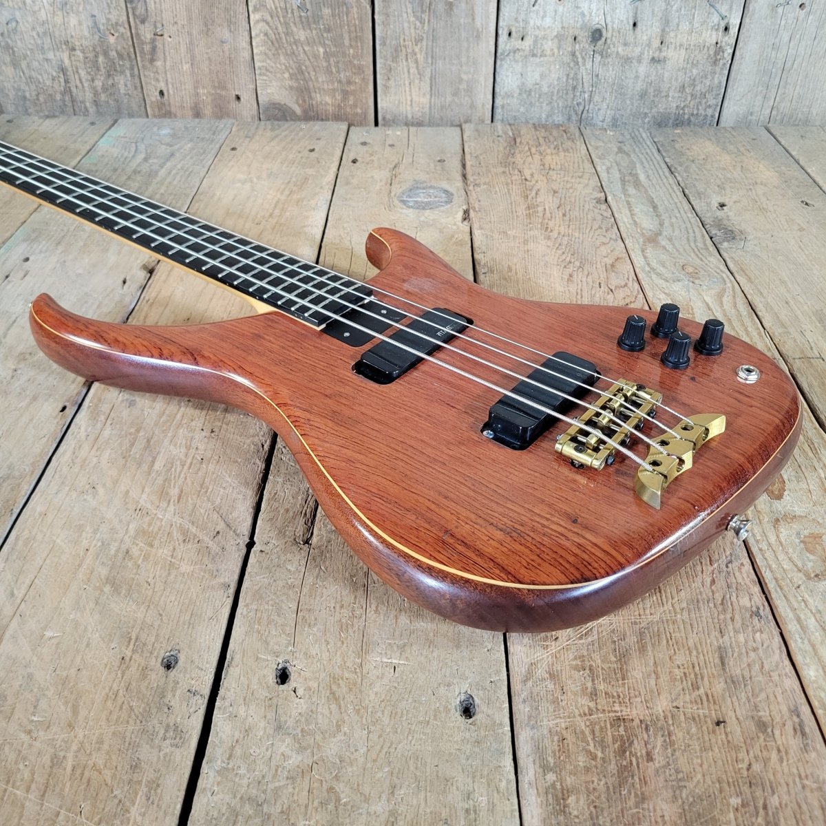 Alembic Orion 4 - String Bass 1997 Natural — Bubinga - Mahar's Vintage Guitars