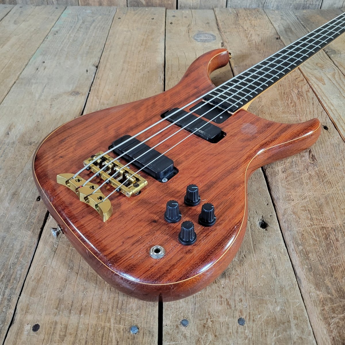 Alembic Orion 4 - String Bass 1997 Natural — Bubinga - Mahar's Vintage Guitars