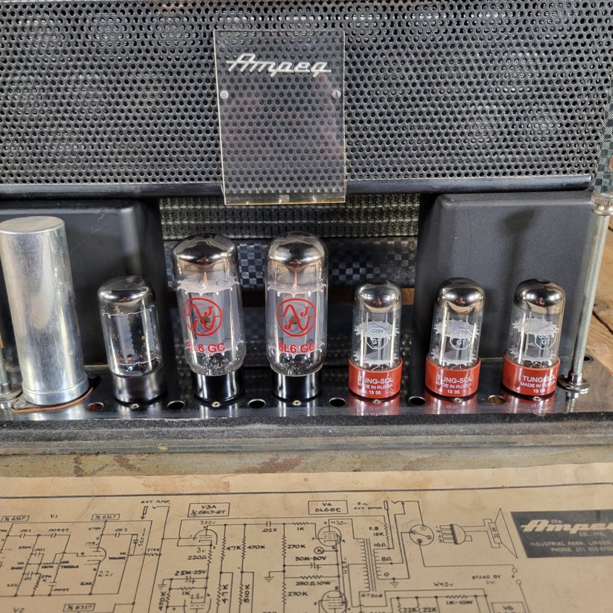Ampeg 1965 B-15 Portaflex B-15-N-C 1x15 Amp, Excellent - Mahar's Vintage Guitars