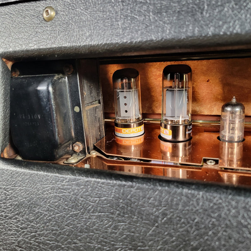 Ampeg J - 12 R Reverbojet GoldenGlo 1967 Vintage Tube Guitar Amp - Mahar's Vintage Guitars
