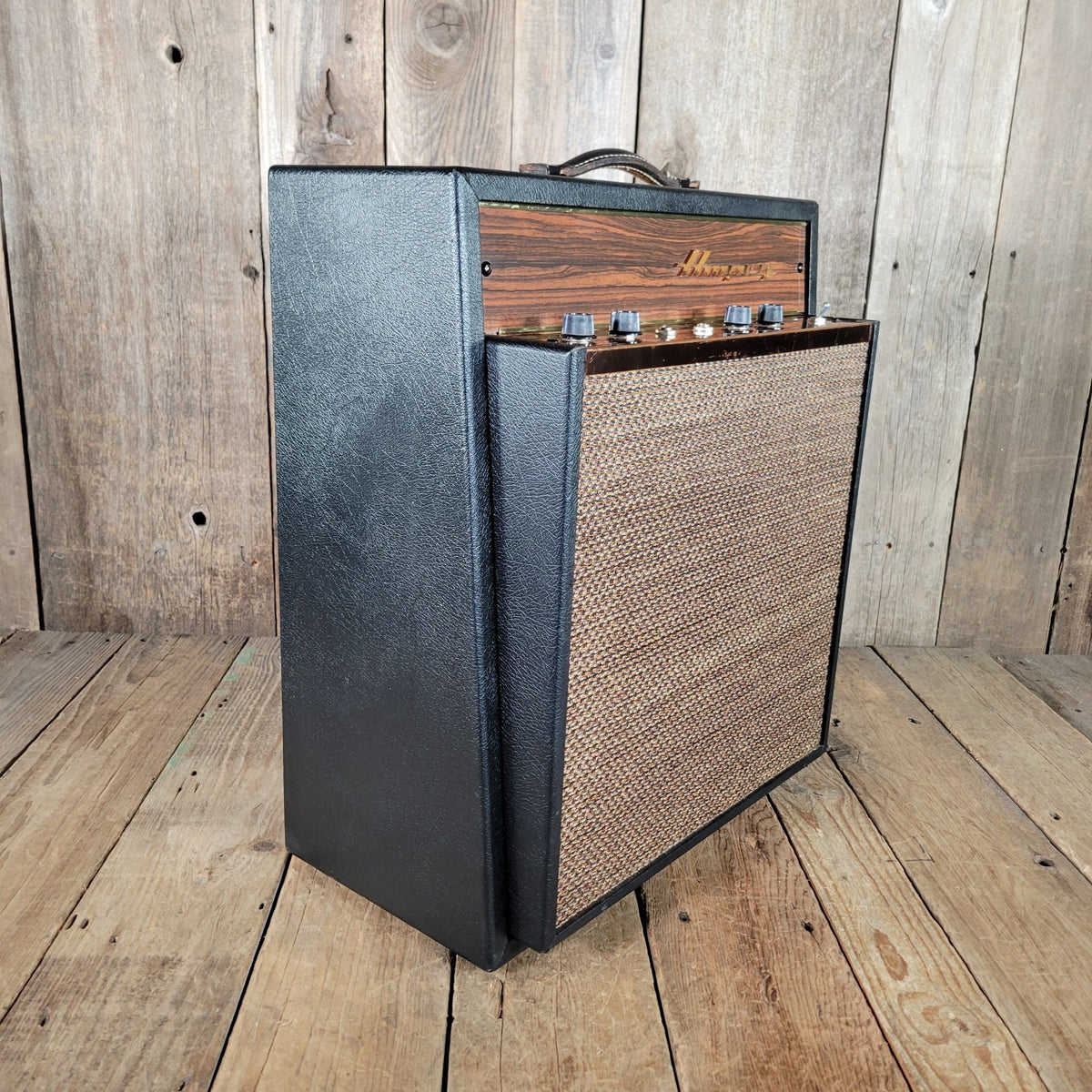 Ampeg J - 12 R Reverbojet GoldenGlo 1967 Vintage Tube Guitar Amp - Mahar's Vintage Guitars