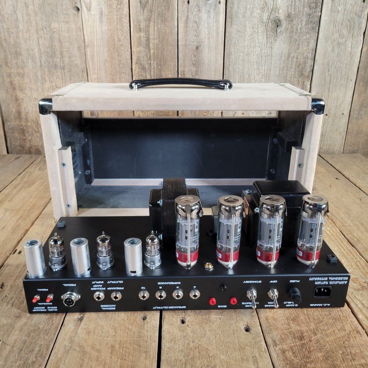 Amplified Nation 2022 Bombshell Overdrive 100W Head Ivory NM - Mahar's Vintage Guitars