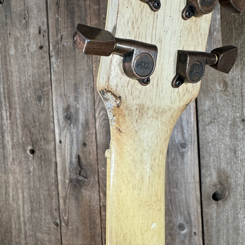 AXL AL - 820 - WO Badwater Single Cut Distressed Blonde Les Paul 2000s - Mahar's Vintage Guitars