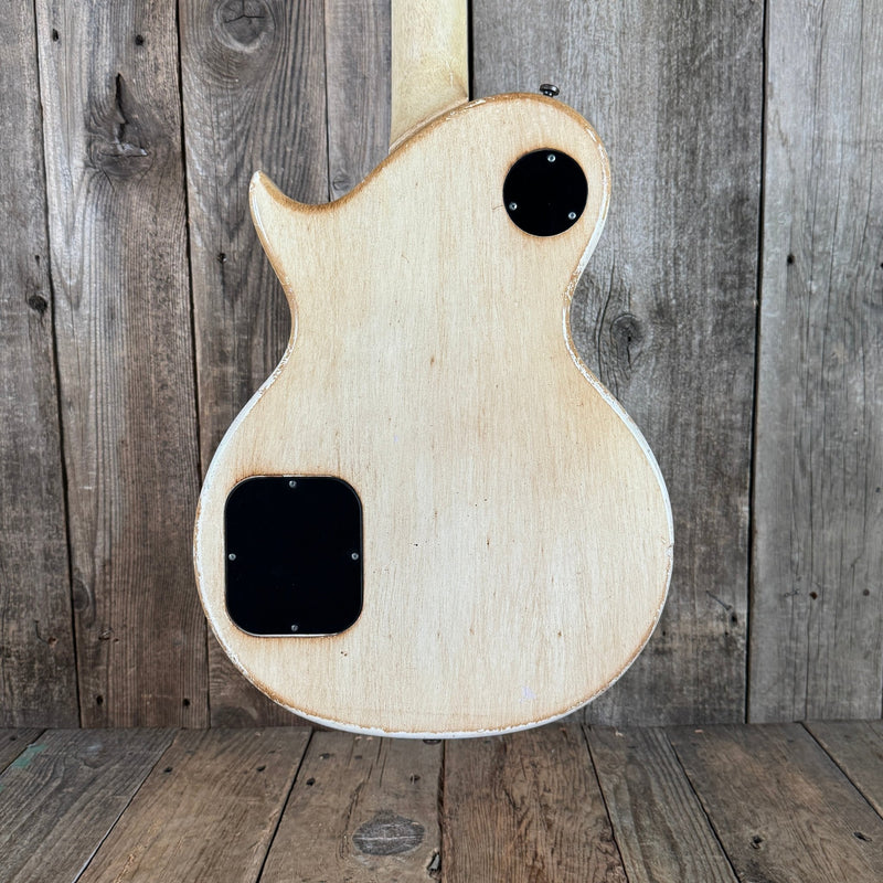 AXL AL - 820 - WO Badwater Single Cut Distressed Blonde Les Paul 2000s - Mahar's Vintage Guitars