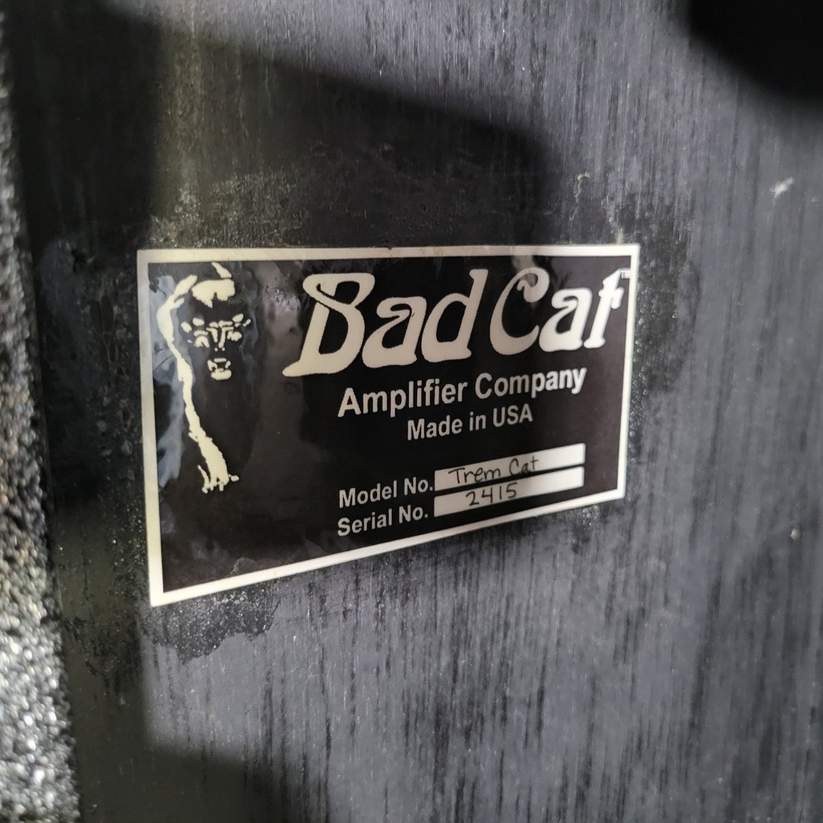 Bad Cat Trem Cat Reverb 30 1x12 Combo 2004 - Mahar's Vintage Guitars