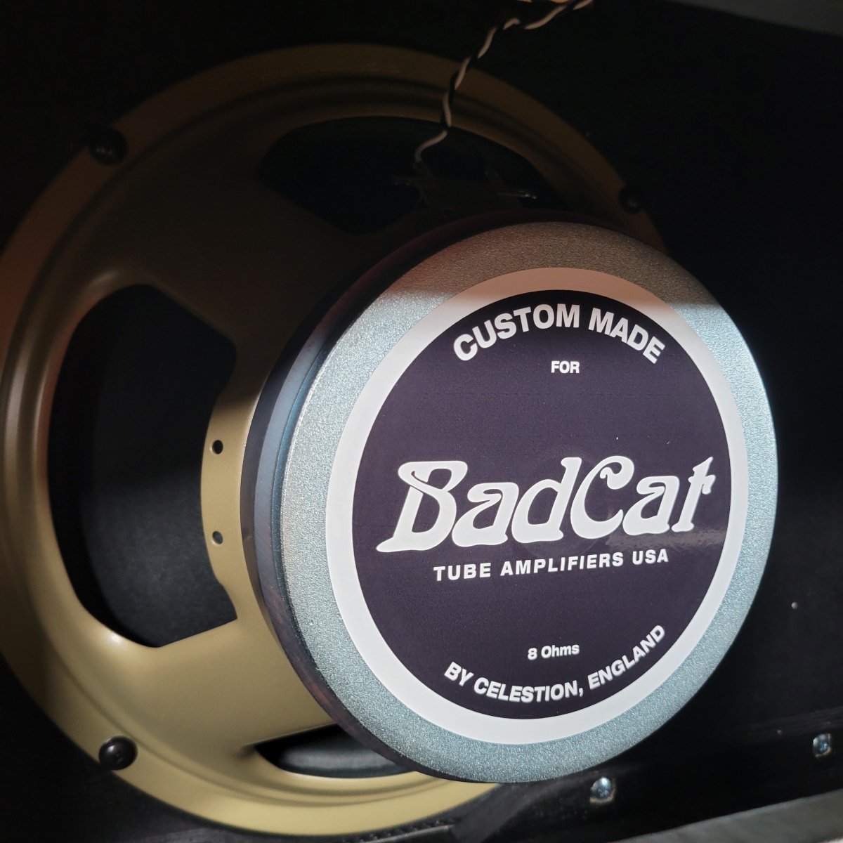 BadCat 2025 Era 1x12 60 Watt Cabinet 8 Ohms w/ Cover Near Mint - Mahar's Vintage Guitars