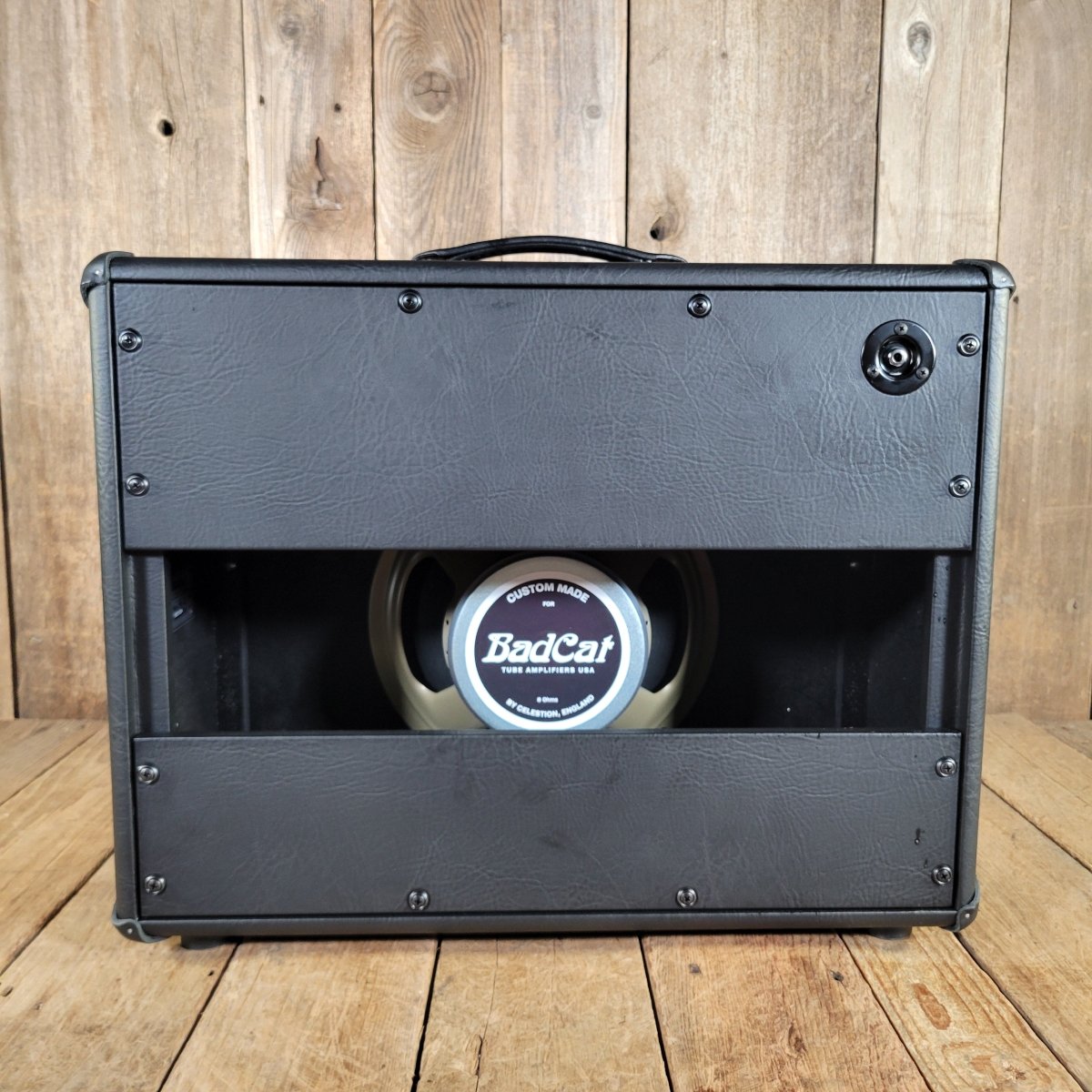 BadCat 2025 Era 1x12 60 Watt Cabinet 8 Ohms w/ Cover Near Mint - Mahar's Vintage Guitars