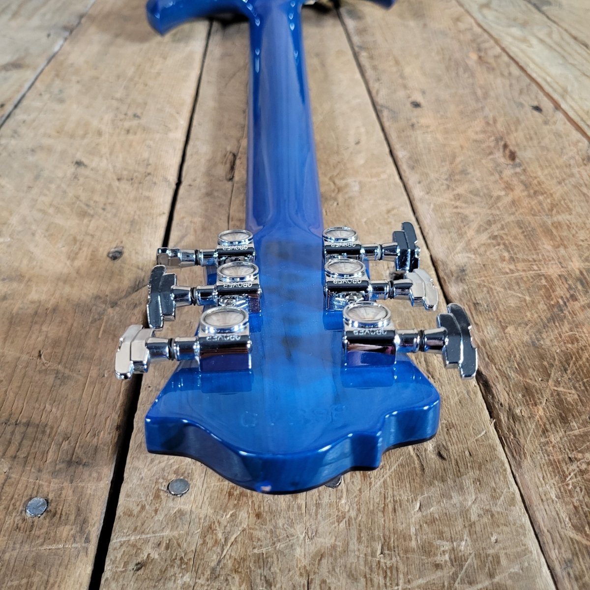 BC Rich Bich Deluxe 1984 Transparent Blue Quilt Maple - Mahar's Vintage Guitars