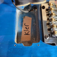 BC Rich Bich Deluxe 1984 Transparent Blue Quilt Maple - Mahar's Vintage Guitars