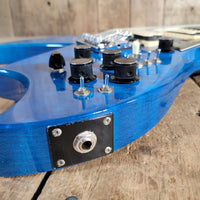 BC Rich Bich Deluxe 1984 Transparent Blue Quilt Maple - Mahar's Vintage Guitars