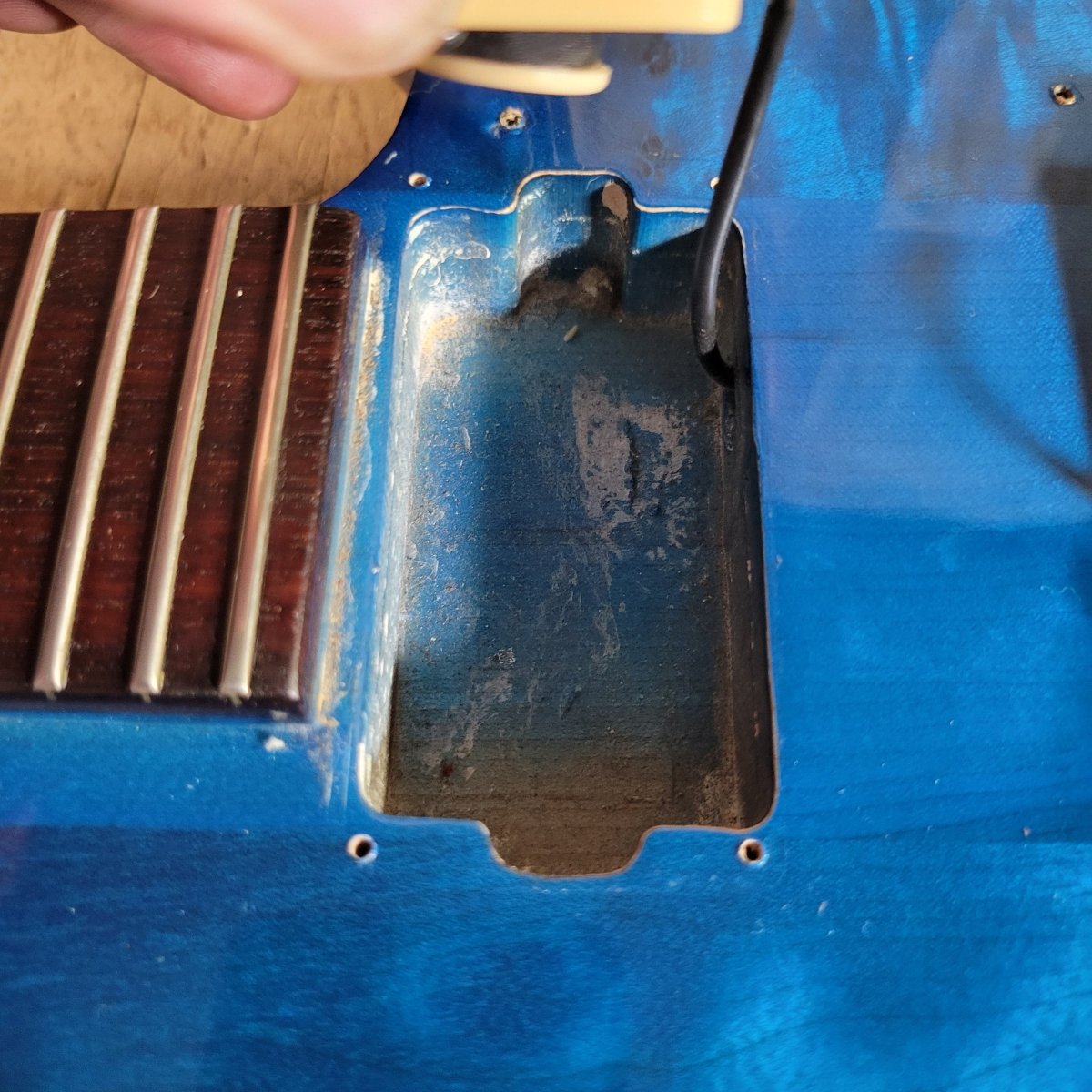 BC Rich Bich Deluxe 1984 Transparent Blue Quilt Maple - Mahar's Vintage Guitars