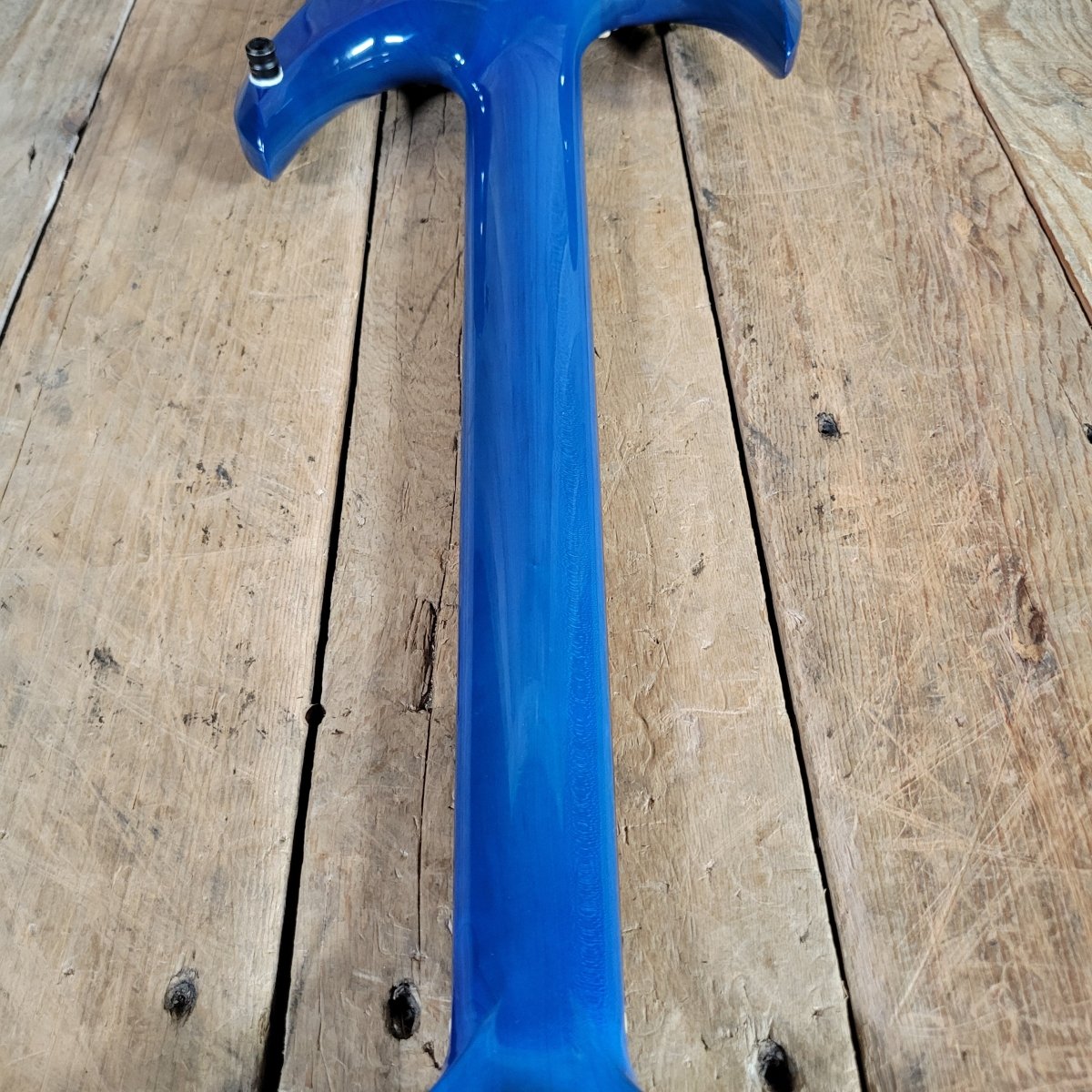 BC Rich Bich Deluxe 1984 Transparent Blue Quilt Maple - Mahar's Vintage Guitars