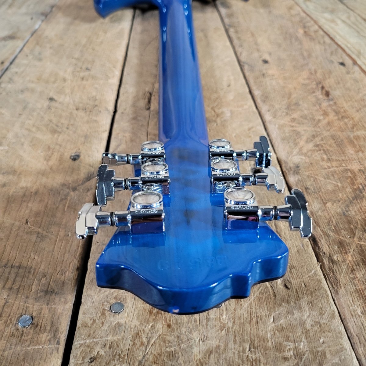 BC Rich Bich Deluxe 1984 Transparent Blue Quilt Maple - Mahar's Vintage Guitars