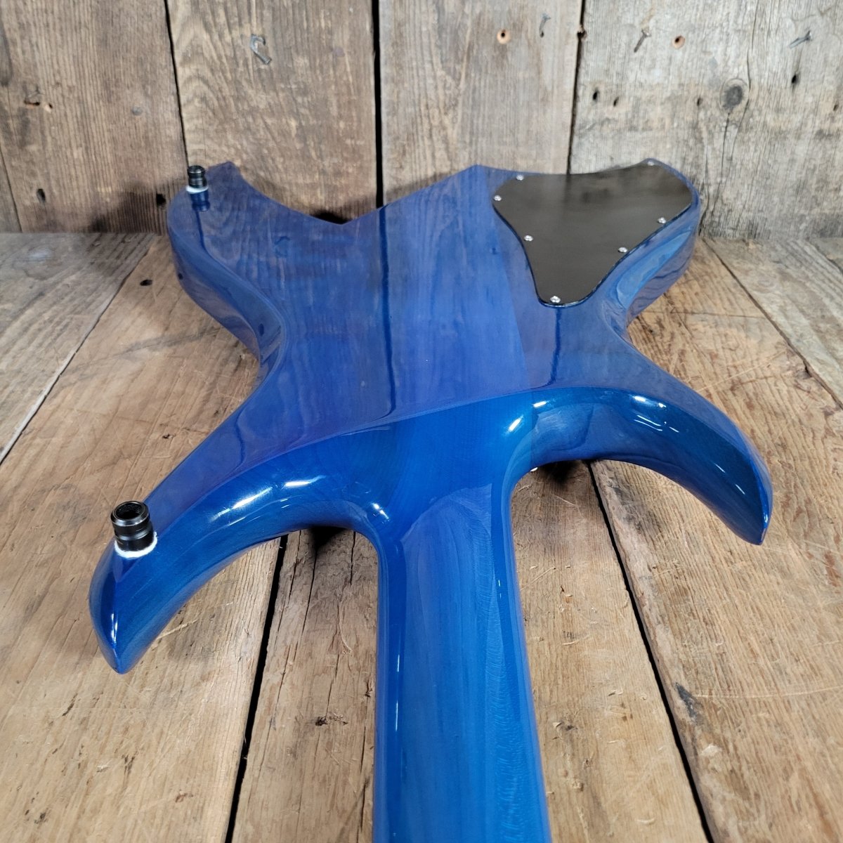 BC Rich Bich Deluxe 1984 Transparent Blue Quilt Maple - Mahar's Vintage Guitars