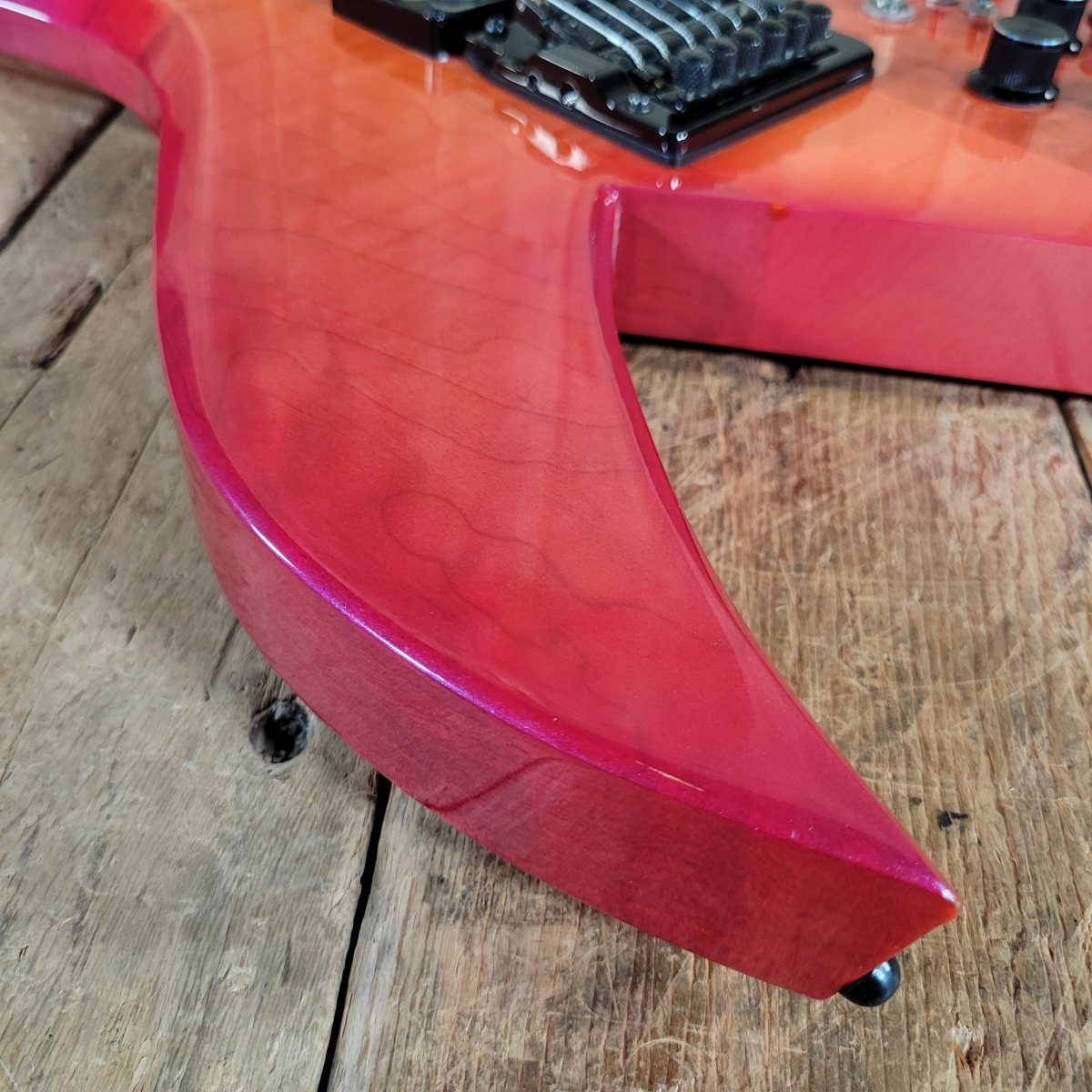 BC Rich Bich Quilt Maple 1986 Pearlescent Cherry Burst - Mahar's Vintage Guitars