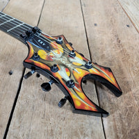 BC Rich KKV Kerry King Signature Flying V Tribal Flame Coffin Case 2009 - Mahar's Vintage Guitars
