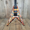 BC Rich KKV Kerry King Signature Flying V Tribal Flame Coffin Case 2009 - Mahar's Vintage Guitars