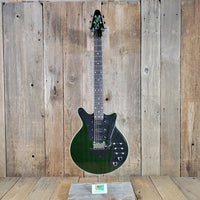BMG 2010 Brian May Green Special Signature Guitar Korea w/Gig Bag, Near Mint - Mahar's Vintage Guitars
