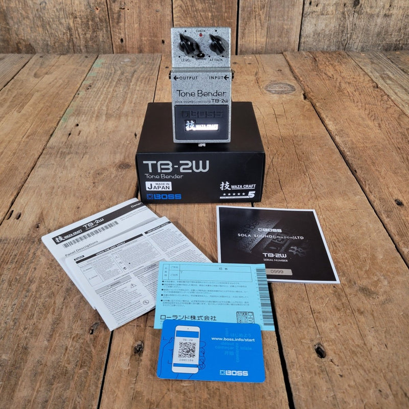 Boss TB - 2W Waza Craft 2021 Tone Bender Fuzz Pedal with Box - MINT - Mahar's Vintage Guitars