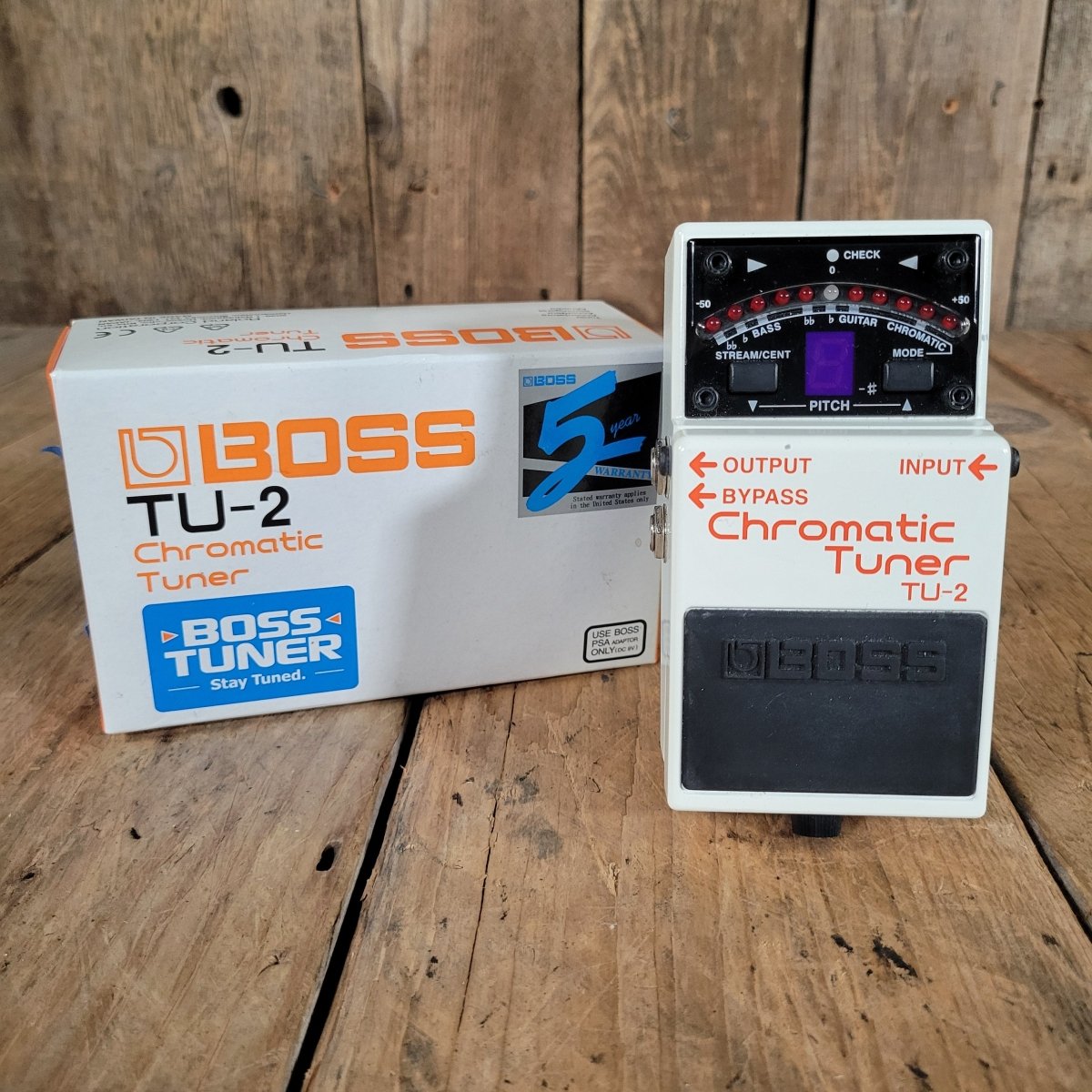 Boss TU - 2 Tuner in box Taiwan 2009 - Mahar's Vintage Guitars