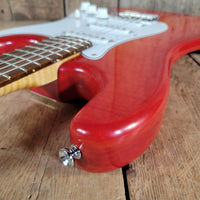 Brian Goodwin 1992 Custom Stratocaster Build Chambered Alder & Flamed Maple Body, Excellent - Mahar's Vintage Guitars