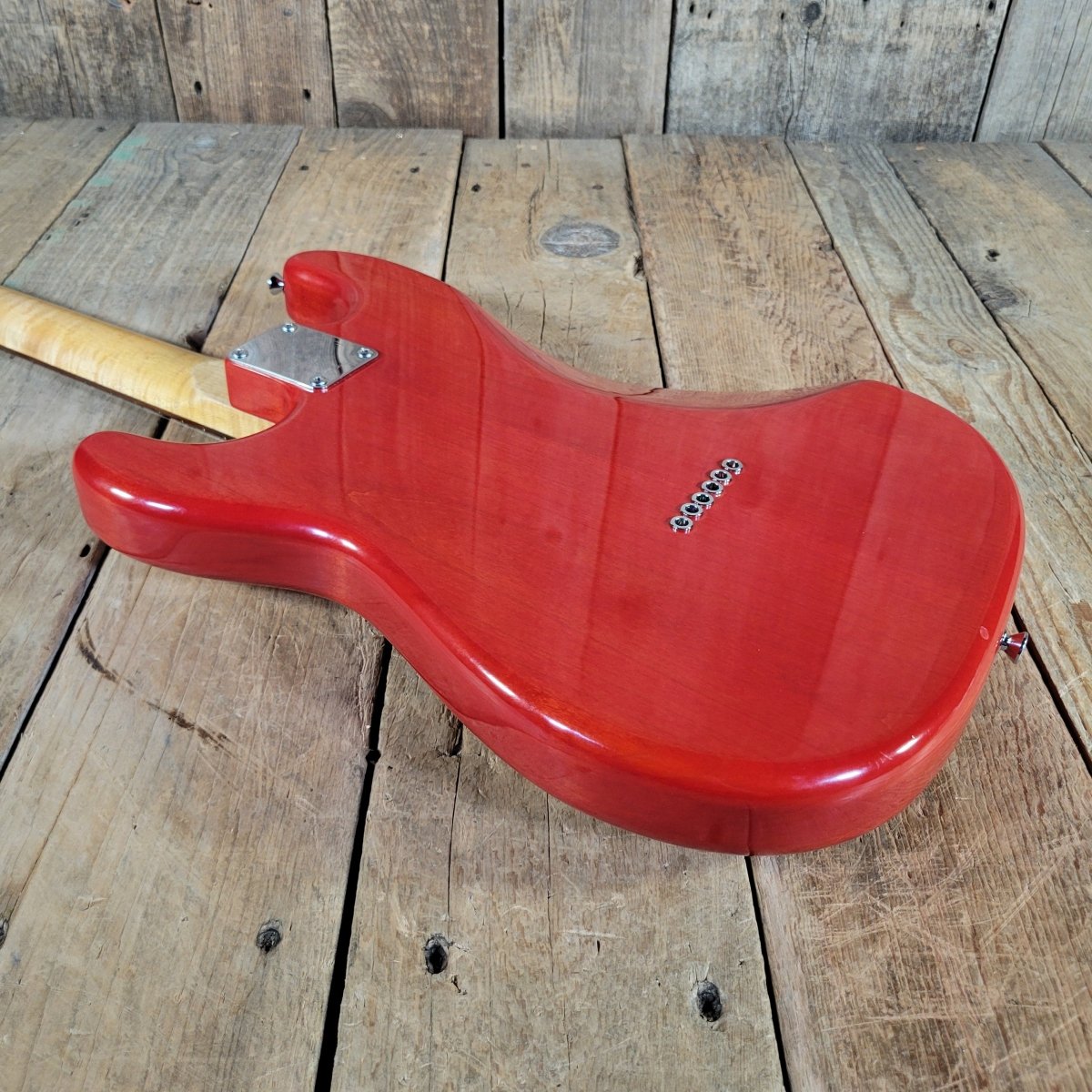 Brian Goodwin 1992 Custom Stratocaster Build Chambered Alder & Flamed Maple Body, Excellent - Mahar's Vintage Guitars