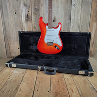 Brian Goodwin 1992 Custom Stratocaster Build Chambered Alder & Flamed Maple Body, Excellent - Mahar's Vintage Guitars