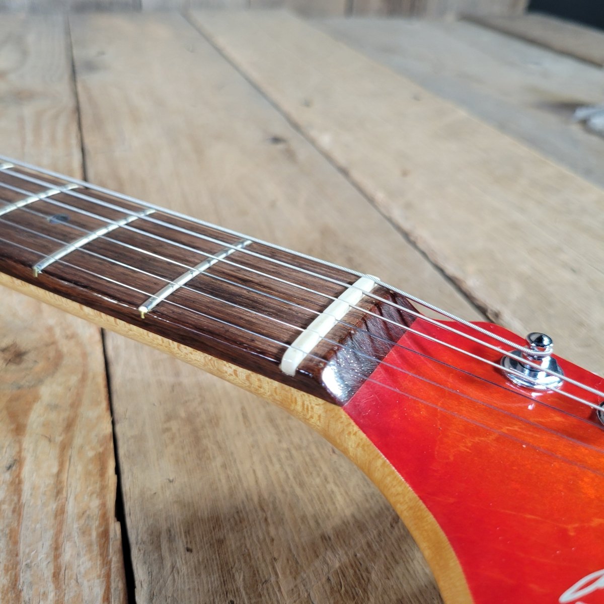 Brian Goodwin 1992 Custom Stratocaster Build Chambered Alder & Flamed Maple Body, Excellent - Mahar's Vintage Guitars