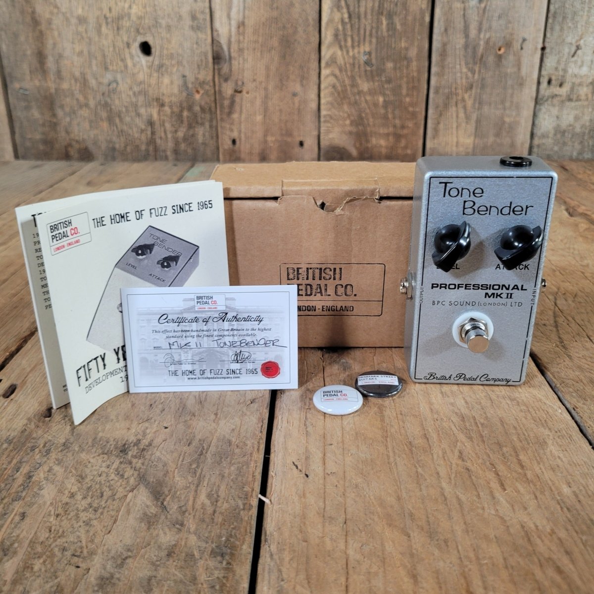 British Pedal Company Tone Bender Professional MKII with Box - Mahar's Vintage Guitars