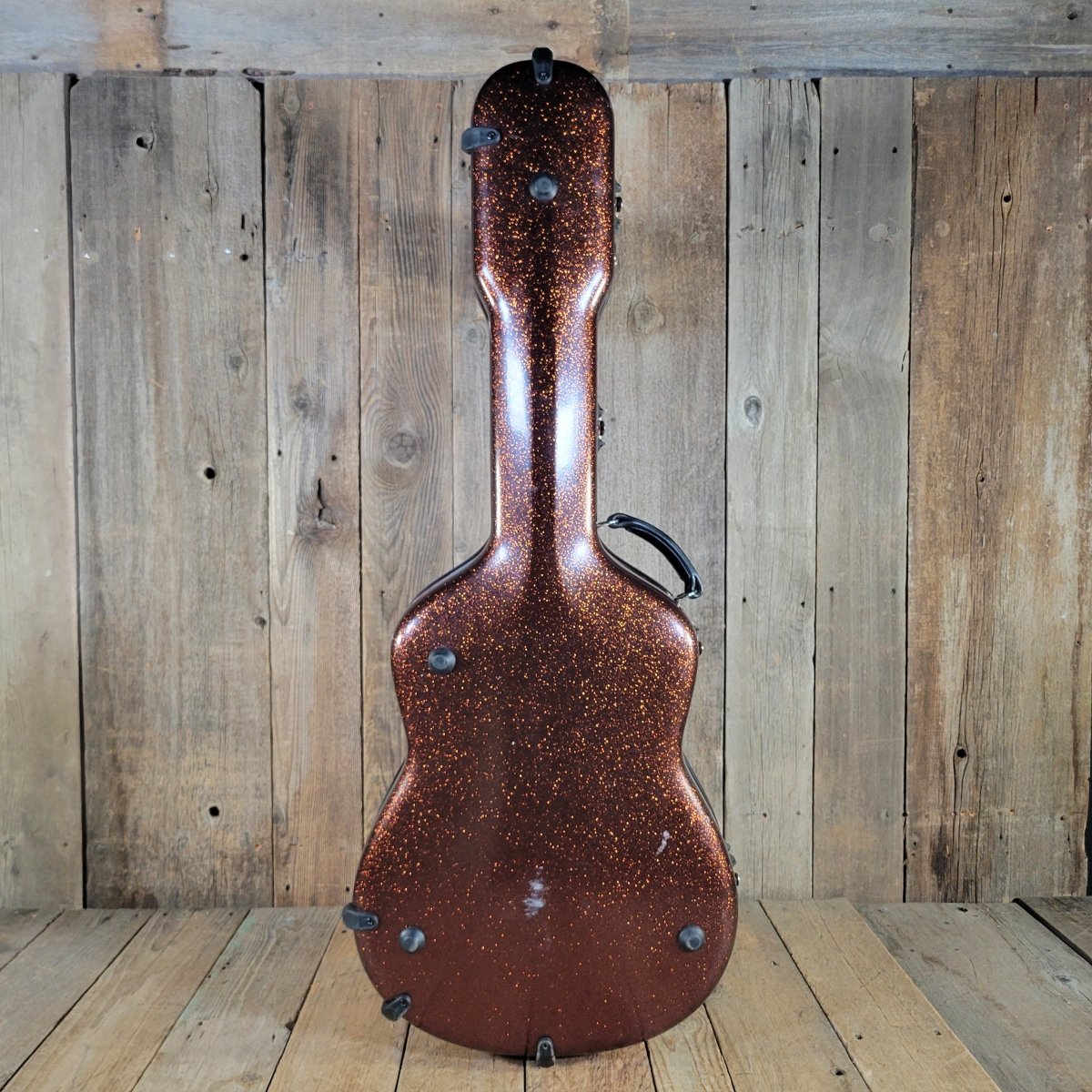 Calton Dreadnought Case Smooth Bronze Sparkle - Mahar's Vintage Guitars