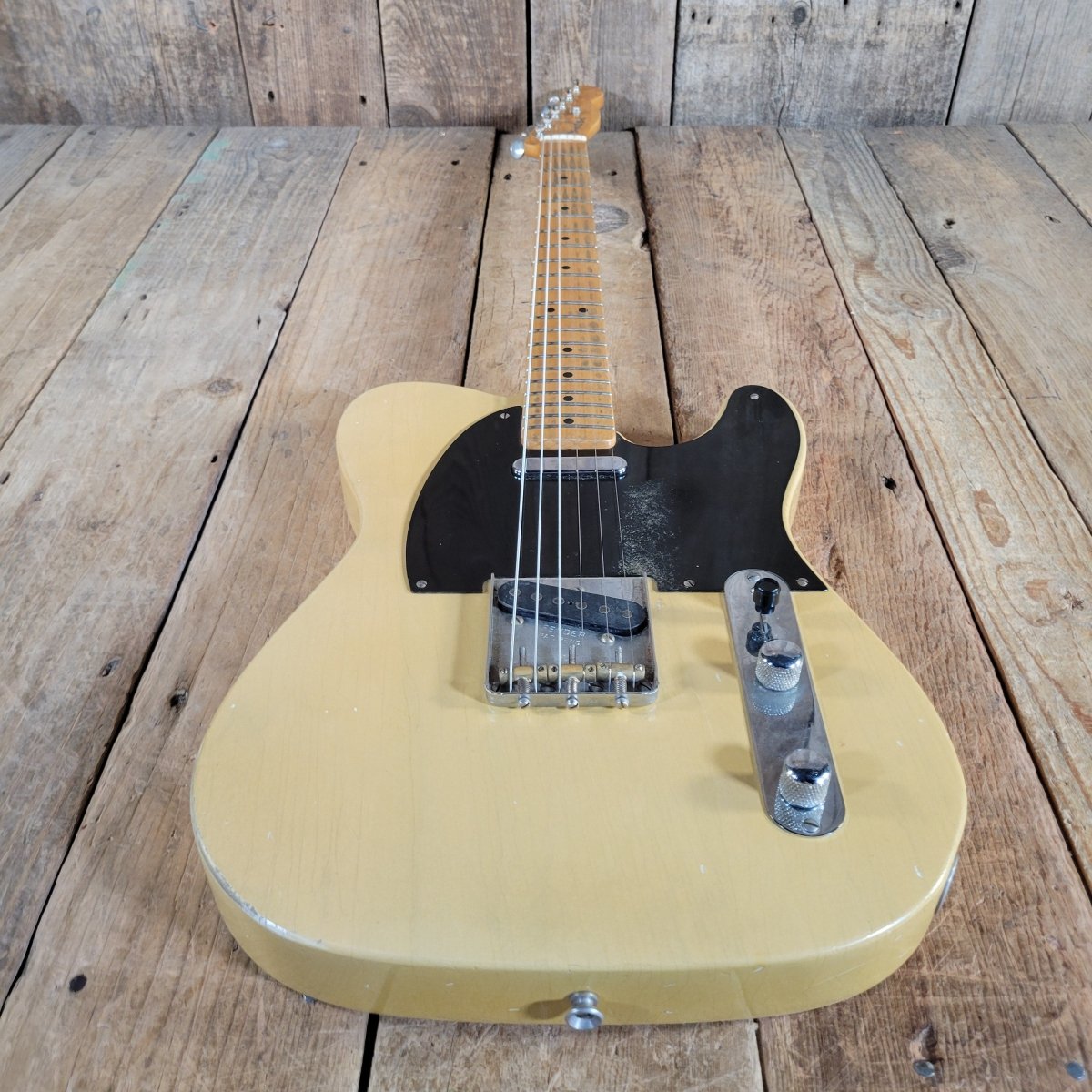 Carson Hess 2023 Nocaster Blackguard Telecaster Replica Blonde Near Mint - Mahar's Vintage Guitars